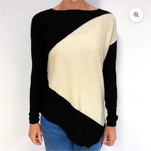 Alice + Olivia Asymmetrical Hem Sweater